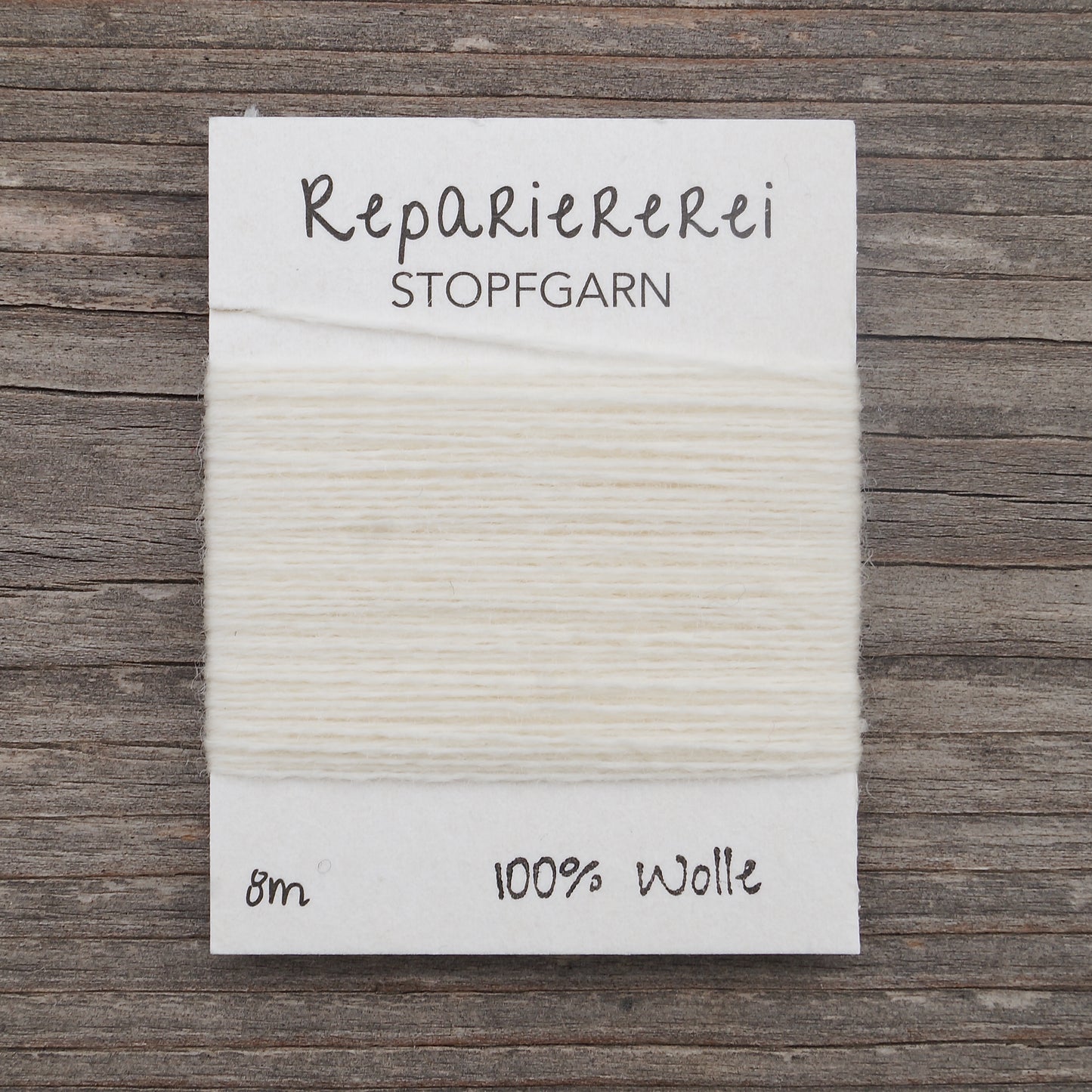 Stopfgarn Wolle #0000 Wollweiß