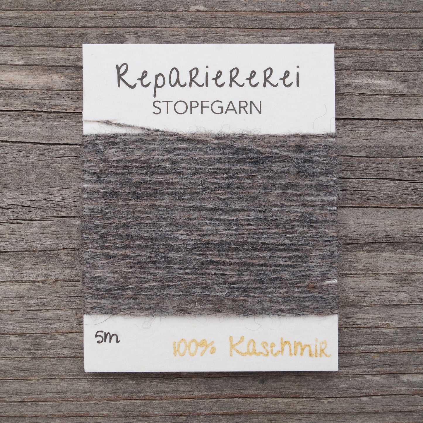 Stopfgarn Kaschmir #0008 Mausgrau dunkel