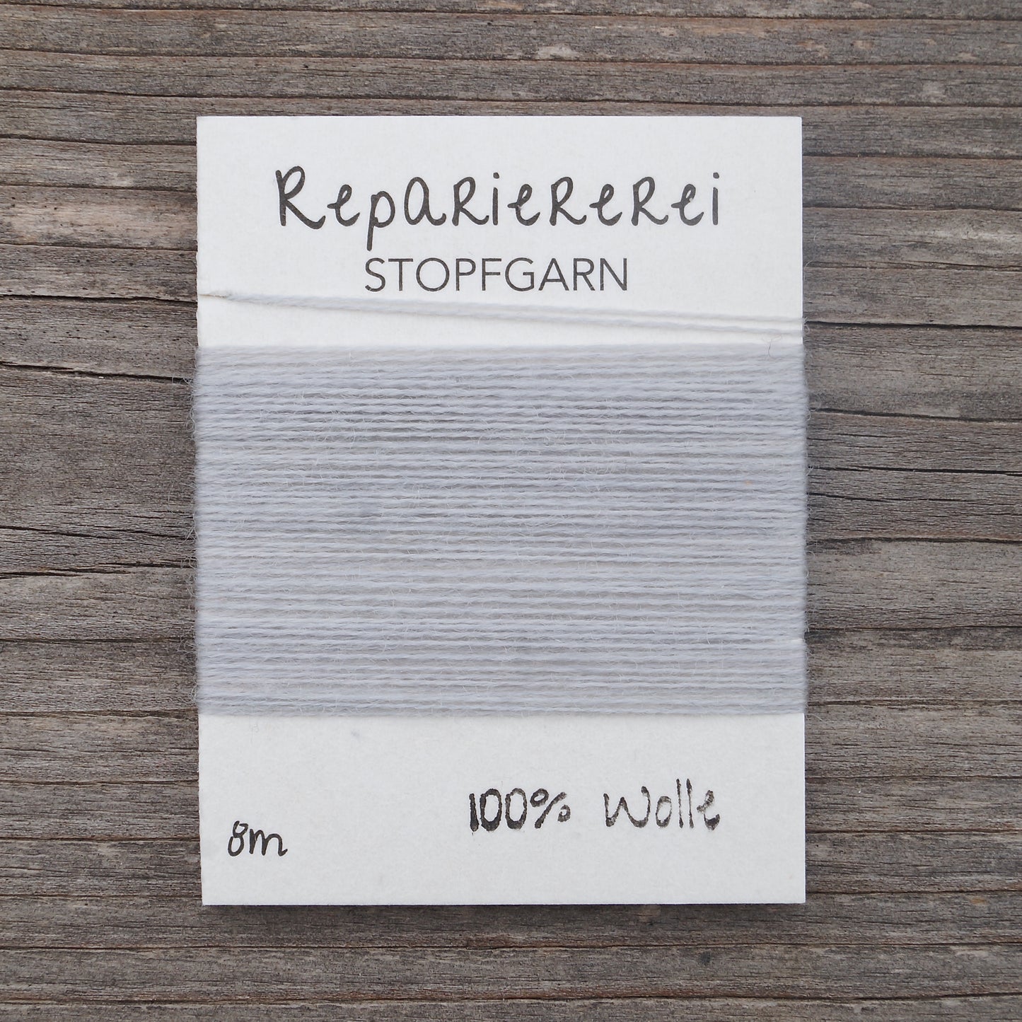 Stopfgarn Wolle #0036 Silbergrau