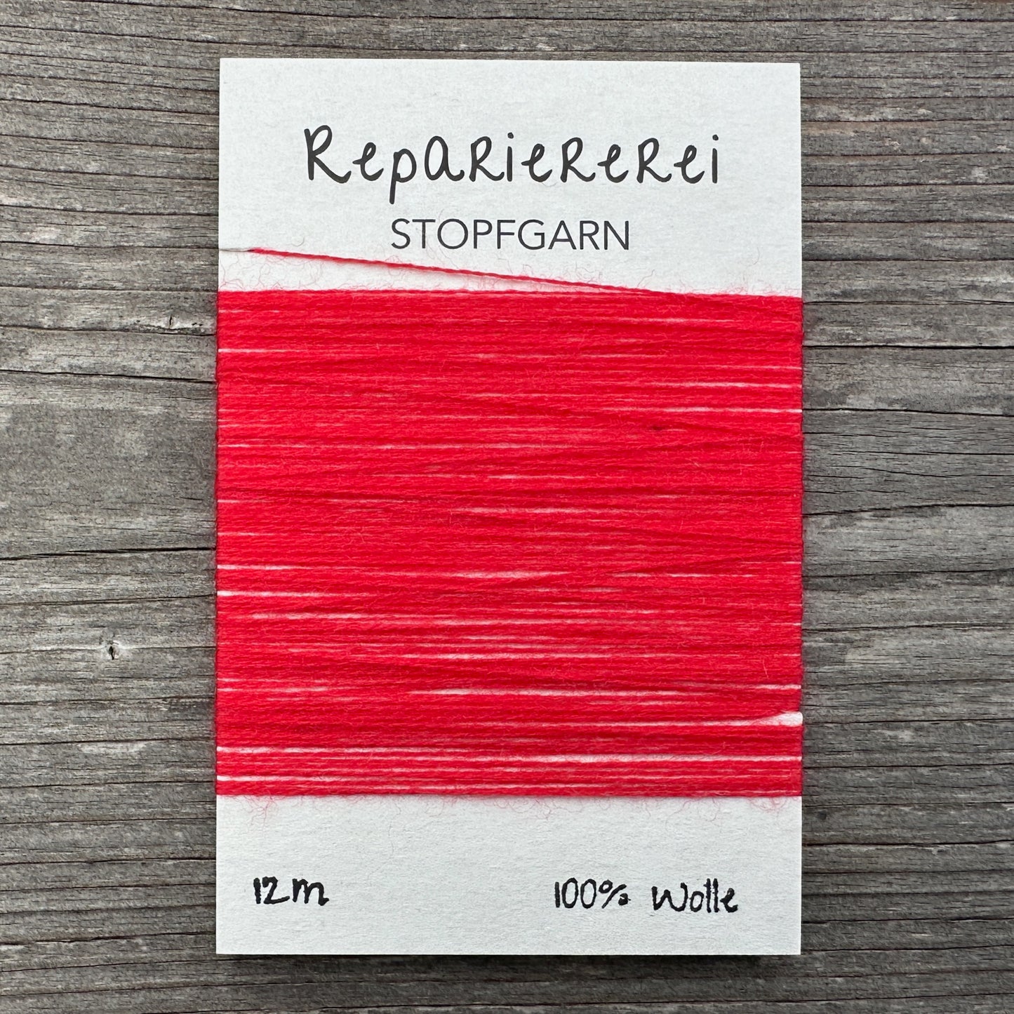 Stopfgarn Wolle #3000 Helles Rot