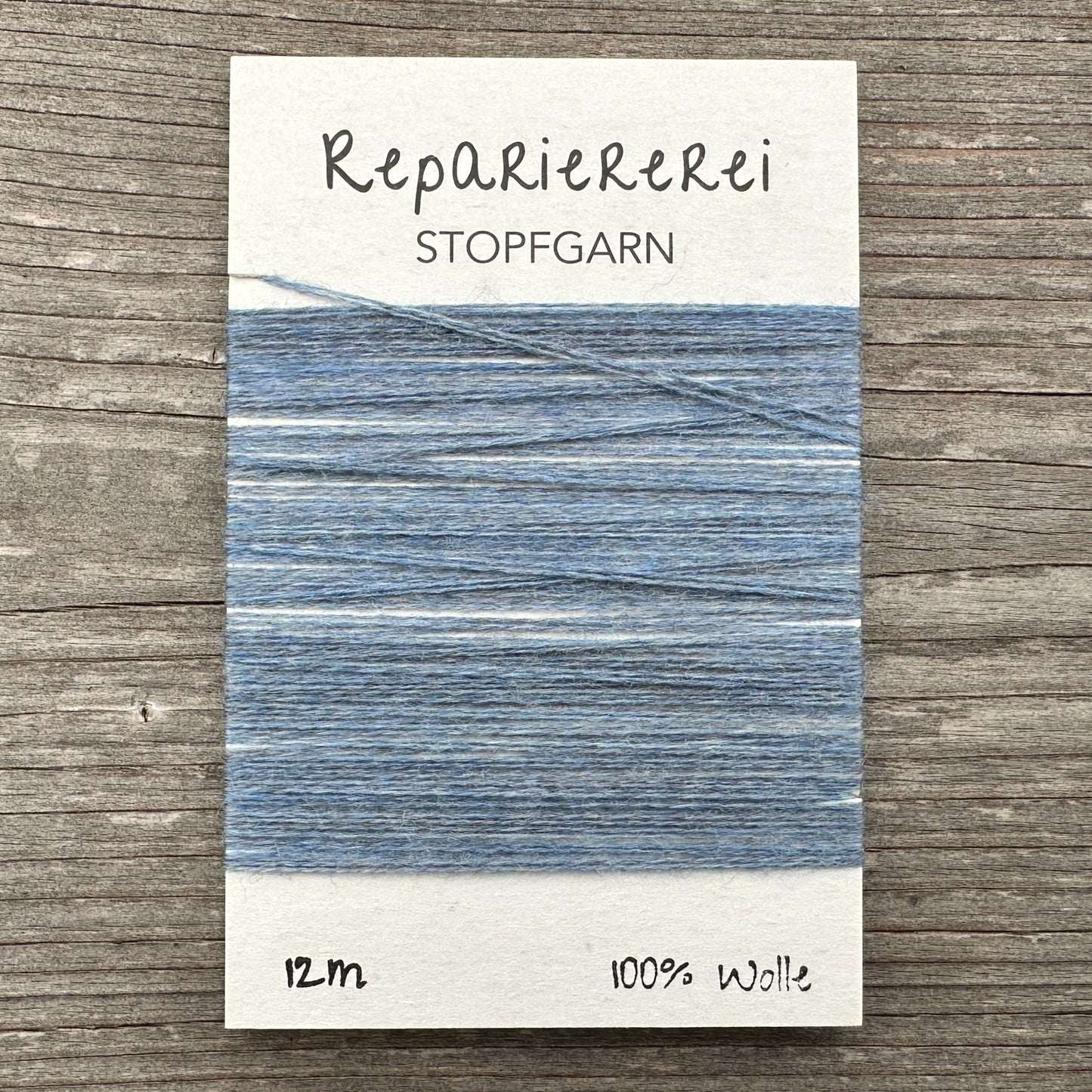 Stopfgarn Wolle #6001 Blaugrau