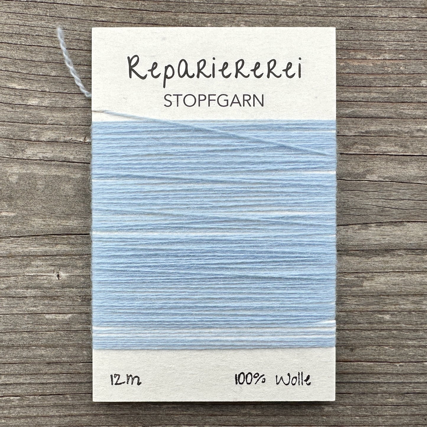 Stopfgarn Wolle #6016 Hellblau