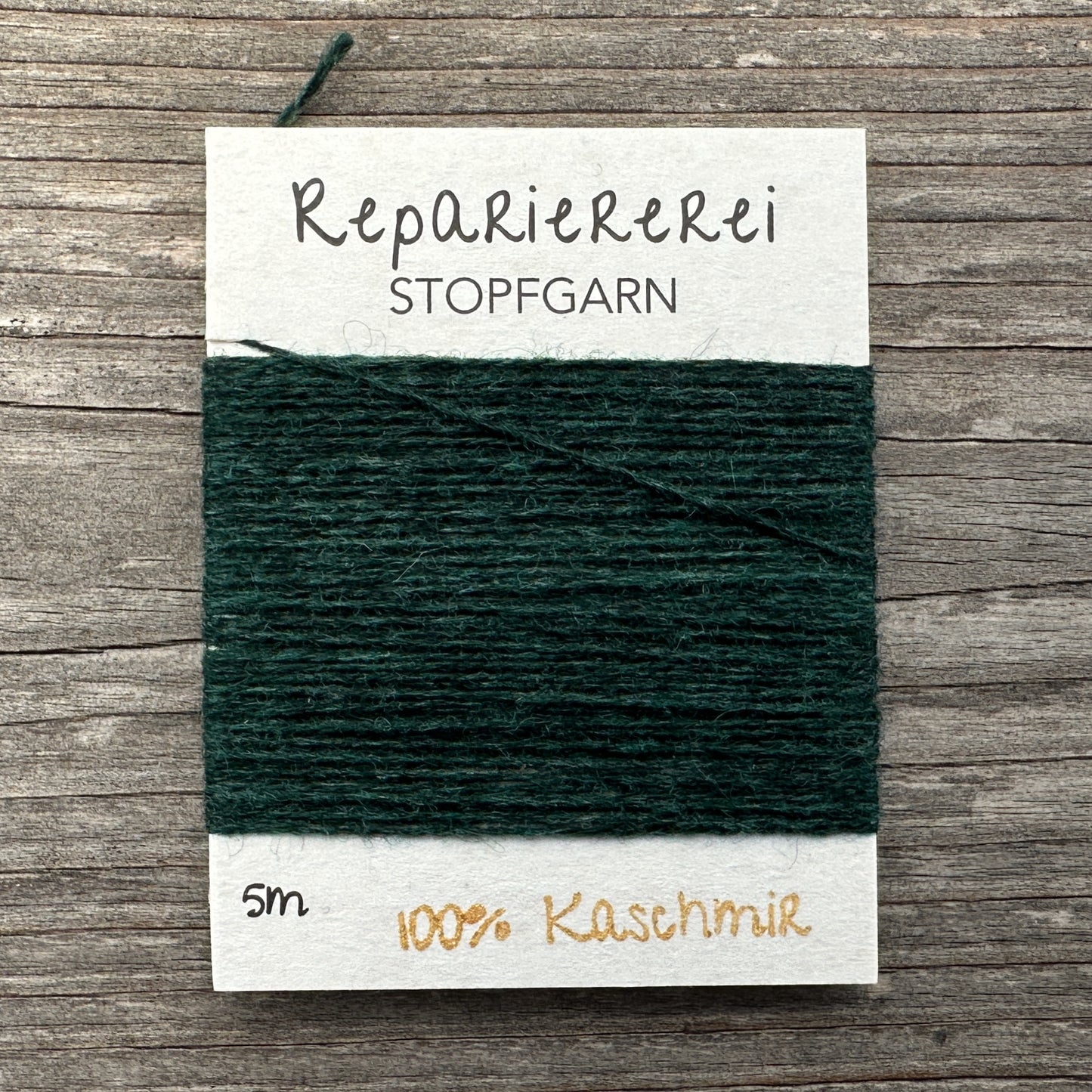 Stopfgarn Kaschmir #8028 Dunkelgrün