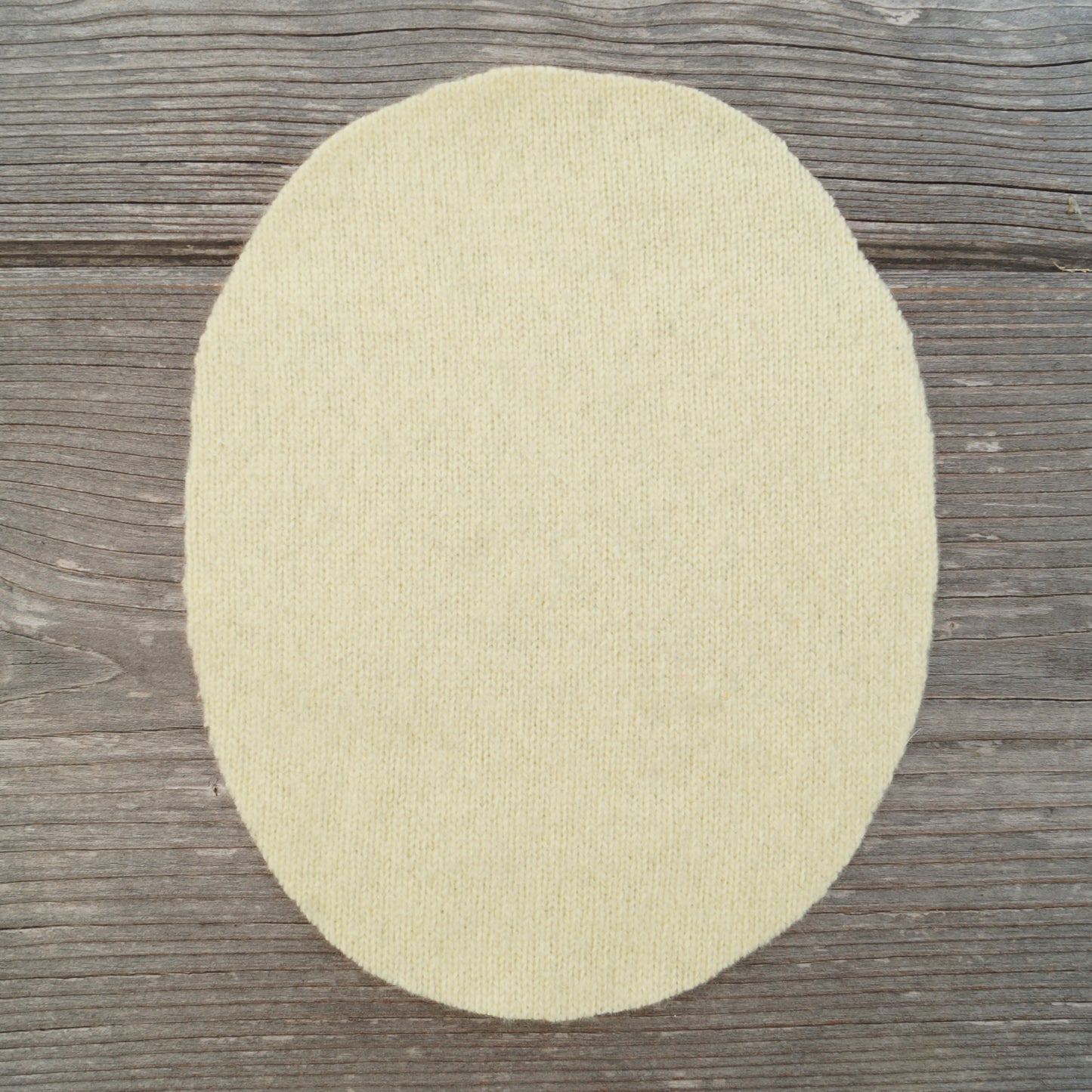 Flicken Kaschmir - Pastellgelb