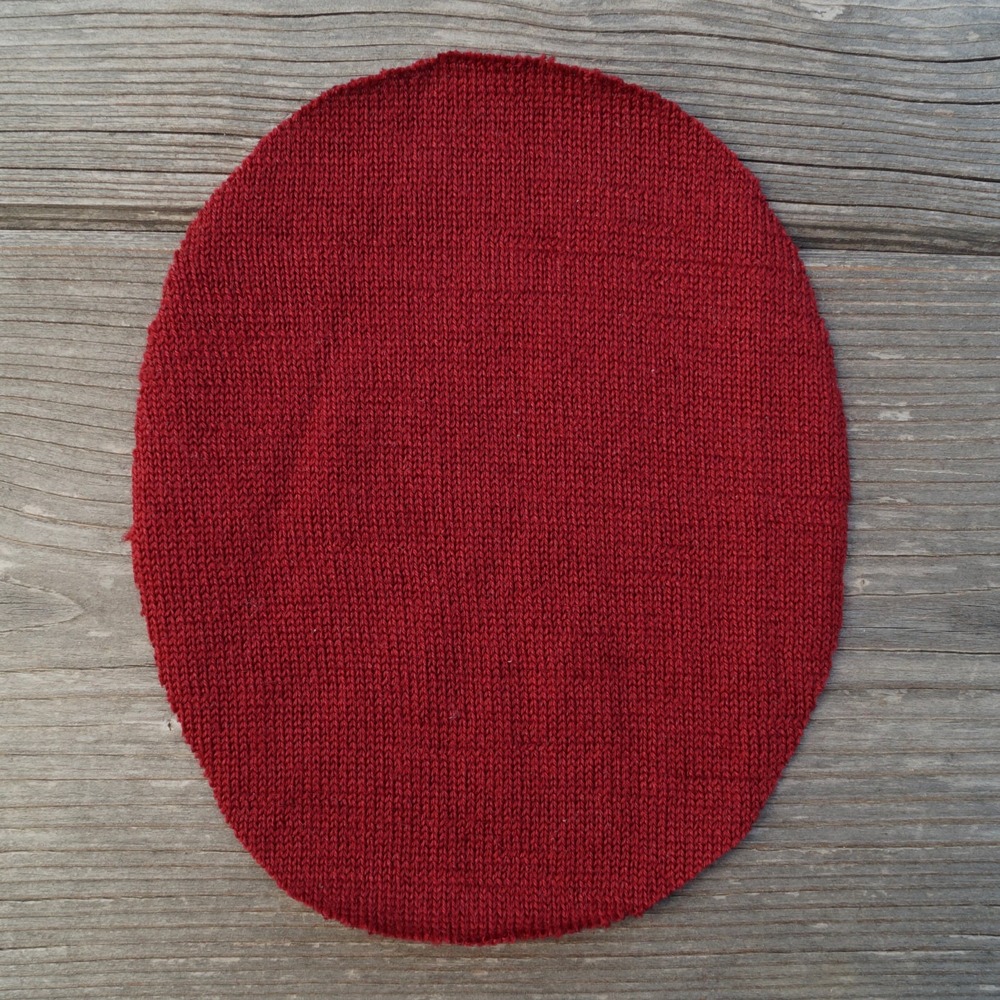 Flicken Wolle - Dunkelrot 2
