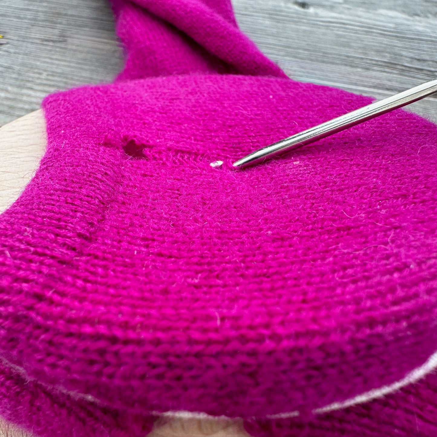 Stopfscheibe mit Rille