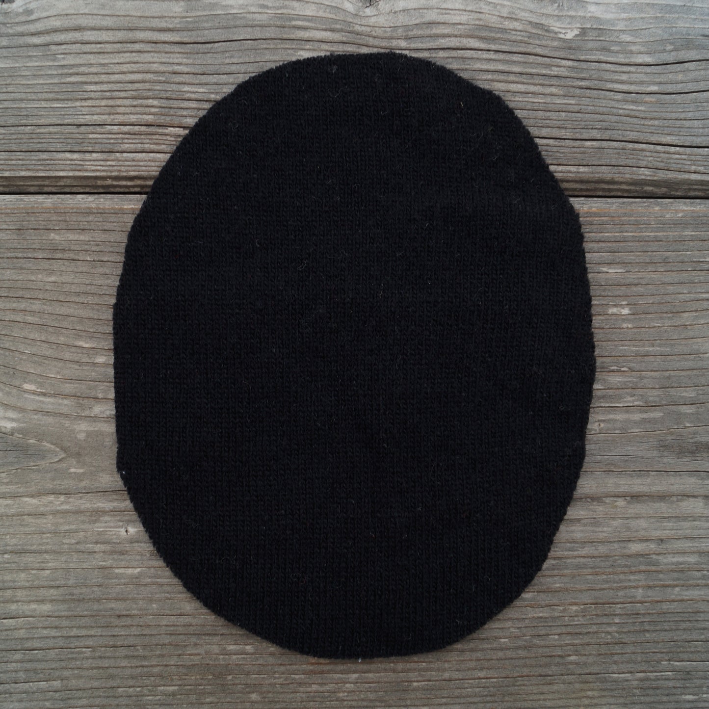 Flicken Wolle - Schwarz matt