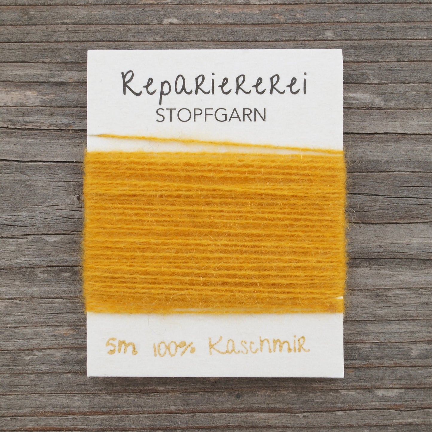 Stopfgarn Kaschmir 1013 Senfgelb - Repariererei