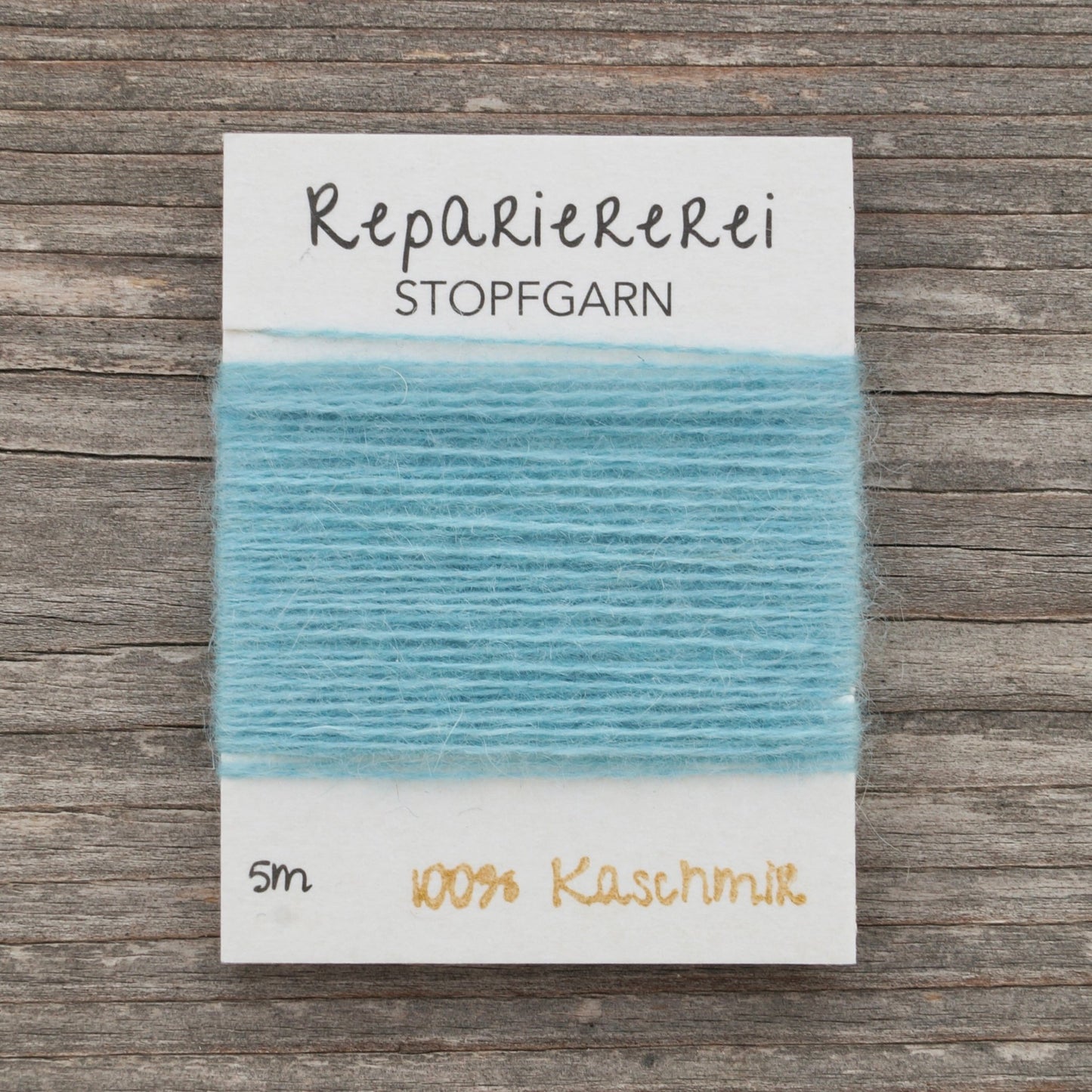 Stopfgarn Kaschmir 6031 Sanftes Seeblau - Repariererei