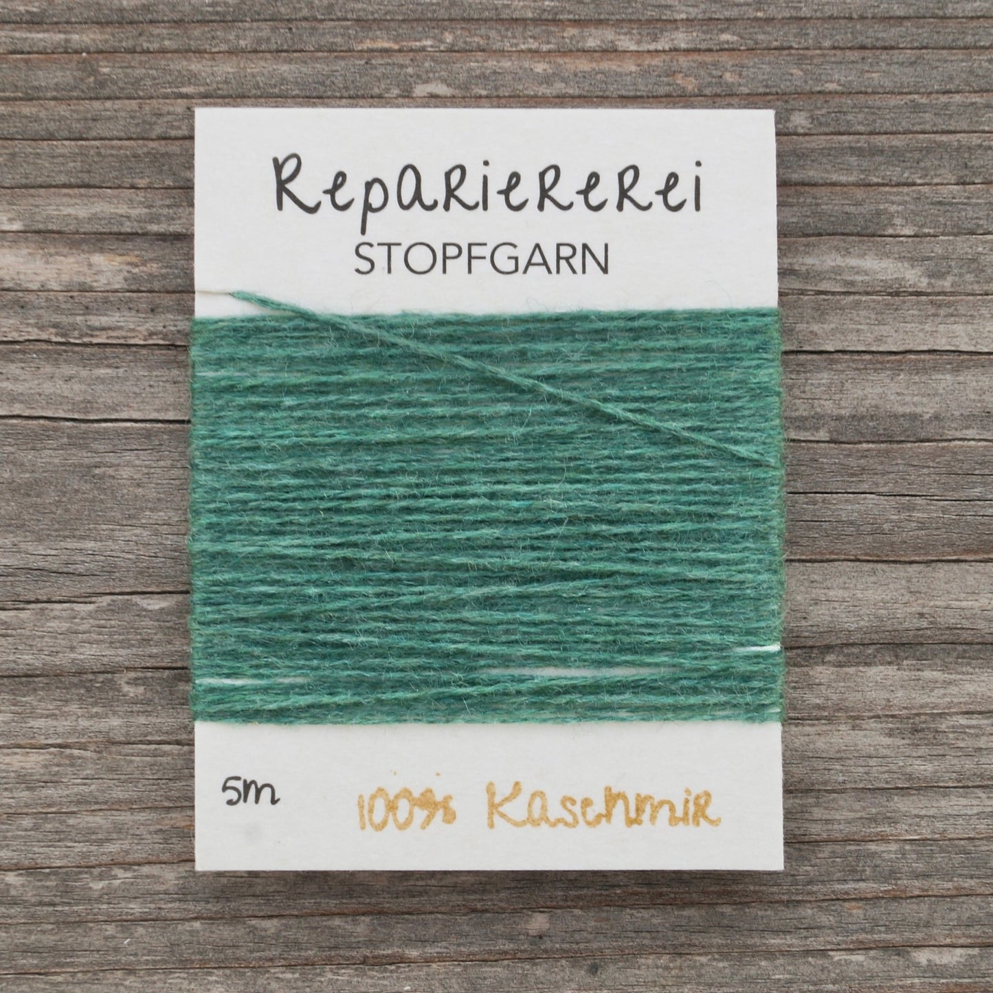Stopfgarn Kaschmir 8027 Grün - Repariererei