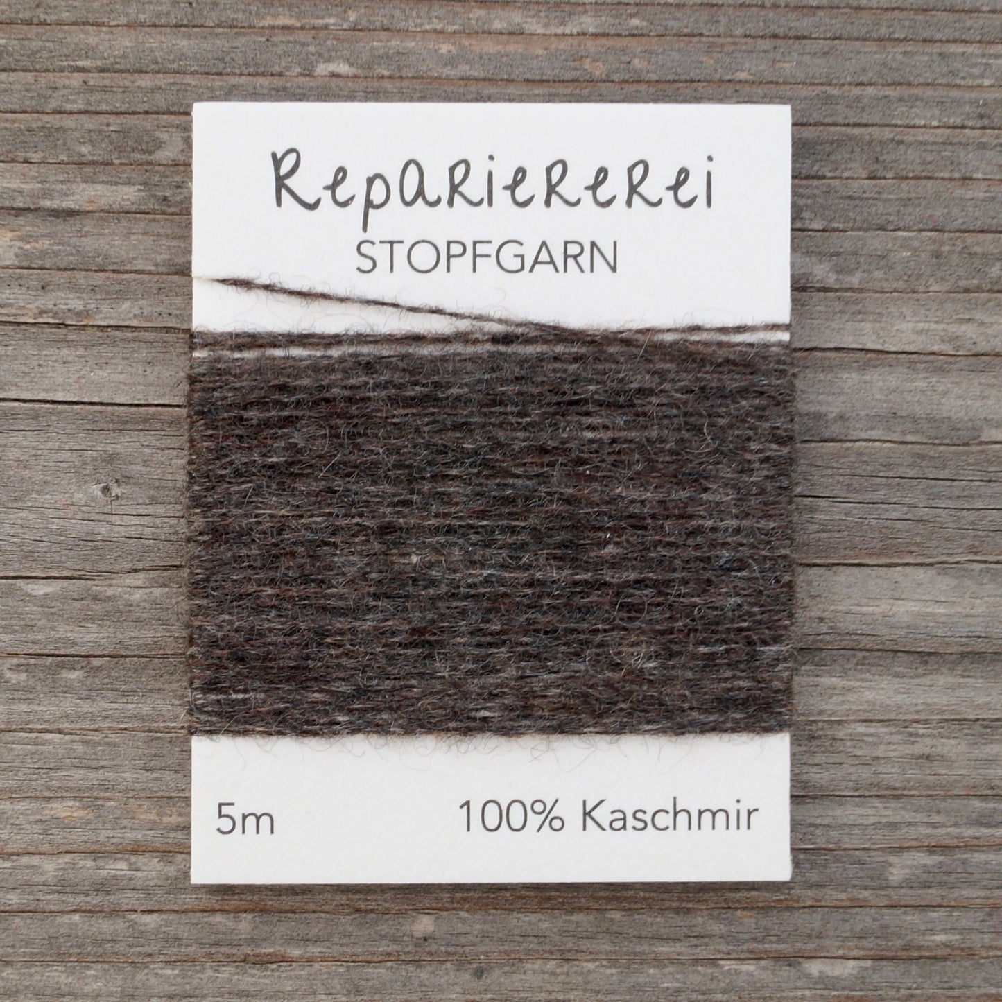 Stopfgarn Kaschmir 9048 Dunkel Grau - Braun - Repariererei