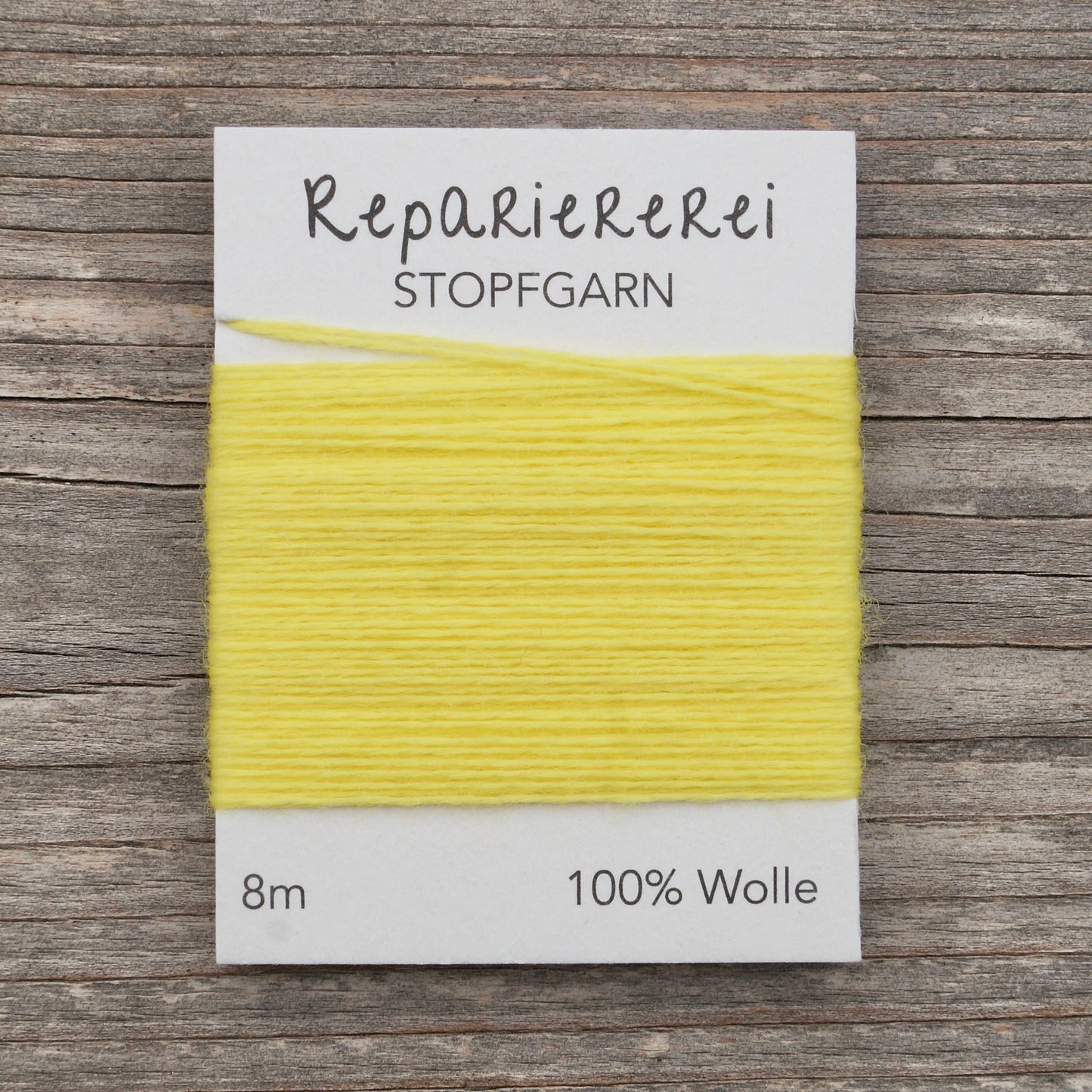 Stopfgarn Wolle 1006 Zitrone - Repariererei