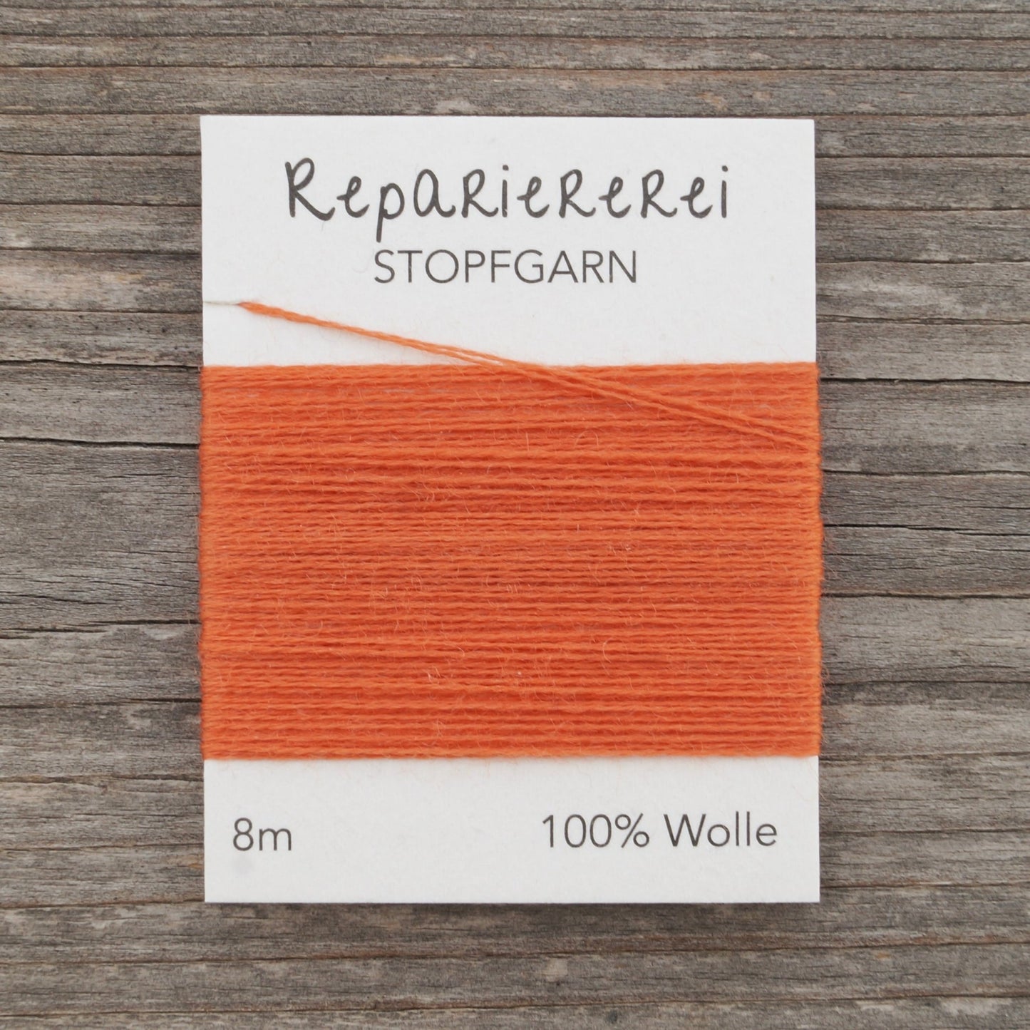 Stopfgarn Wolle 2019 Orange - Repariererei