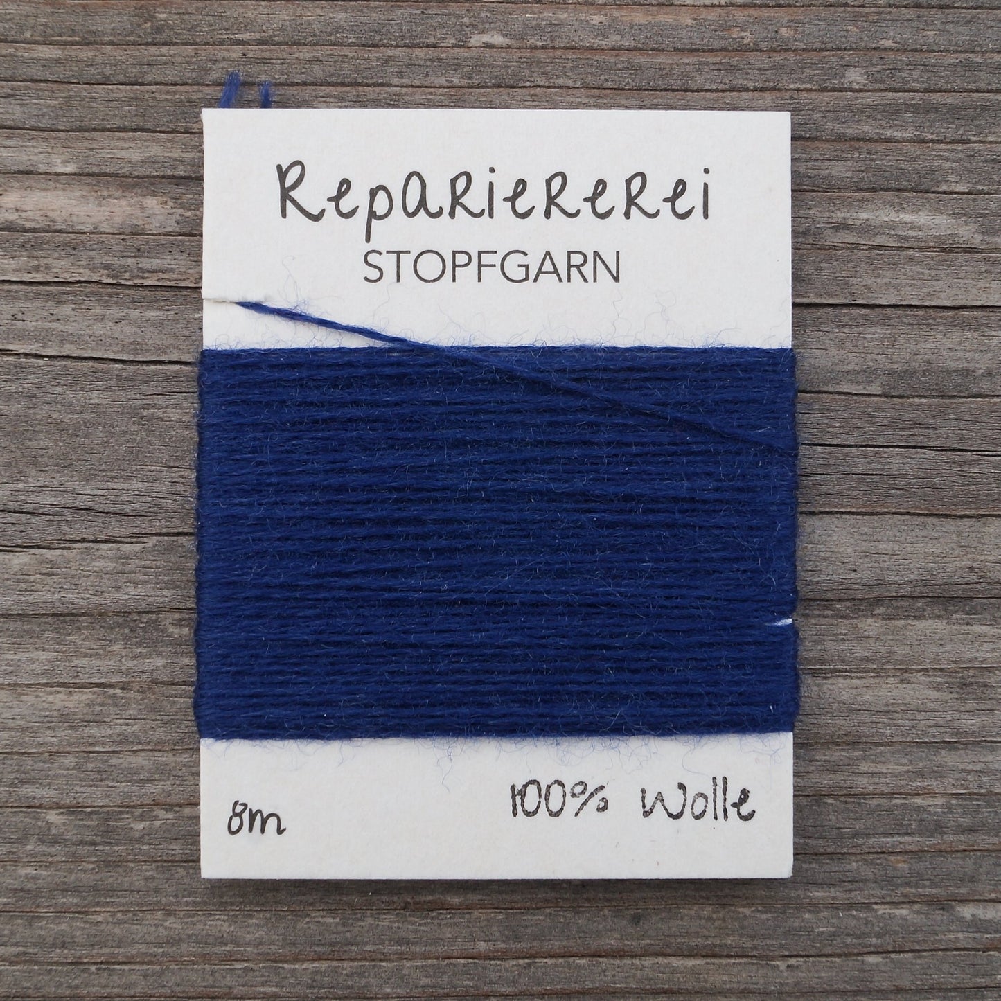 Stopfgarn Wolle 6036 Dunkelblau - Repariererei