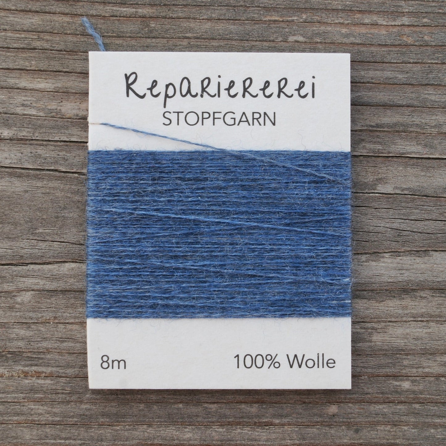 Stopfgarn Wolle 6059 Jeansblau - Repariererei