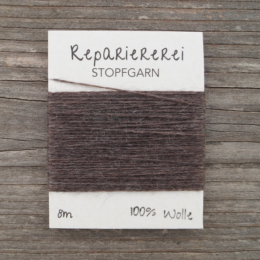 Stopfgarn Wolle #9038 Graubraun dunkel