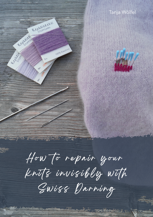 How to repair your knits invisibly with Swiss Darning (English)