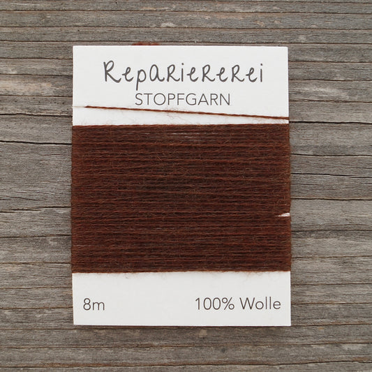 Stopfgarn Wolle #9002 Dunkelbraun warm