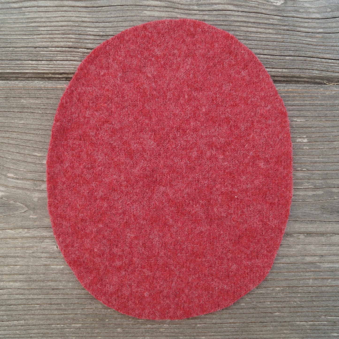 Flicken Kaschmir - Sanftes Rot