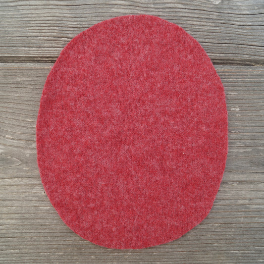 Flicken Kaschmir - Sanftes Rot