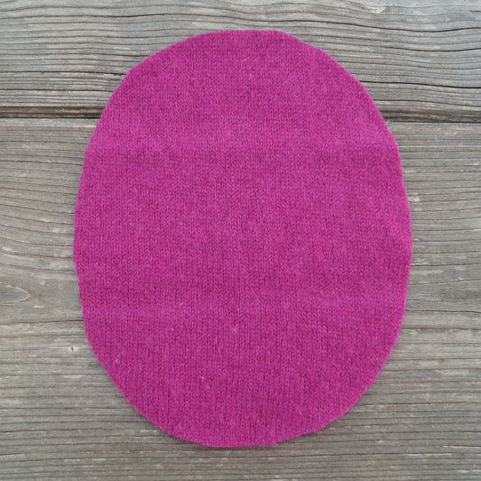 Flicken Kaschmir - Pink dunkel