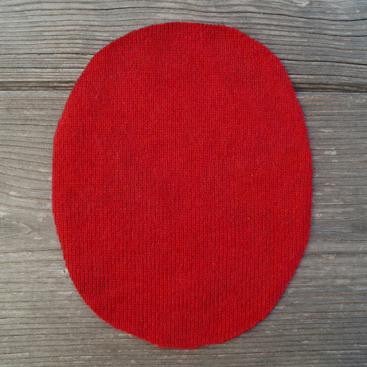 Flicken Seide/Kaschmir - Rot