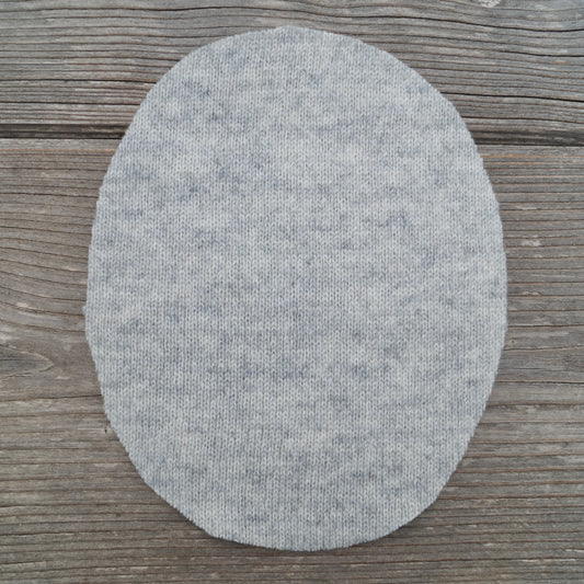 Flicken Kaschmir - Hellgrau