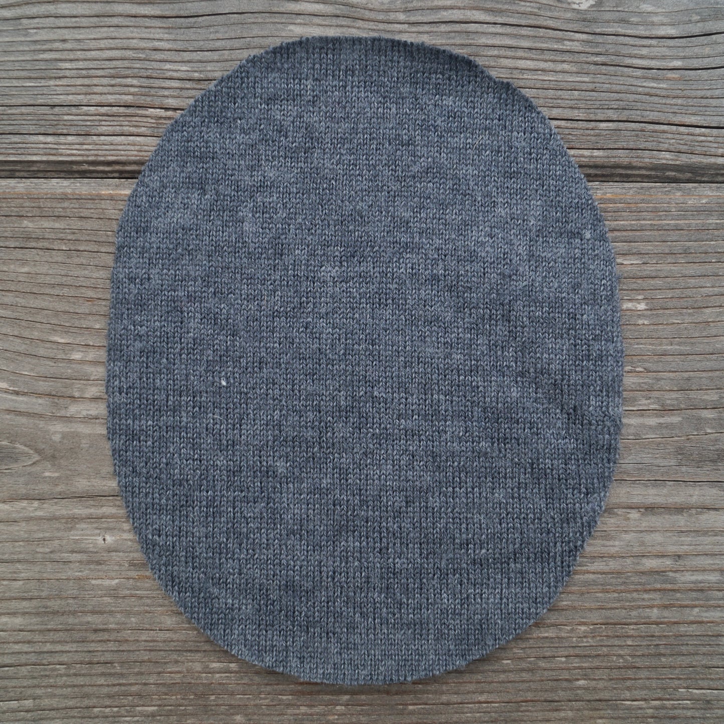 Flicken Wolle - Stahlgrau
