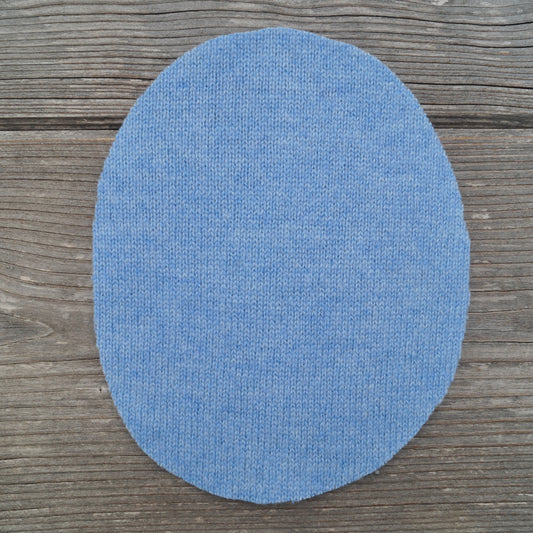 Flicken Kaschmir - Himmelblau