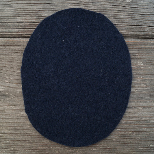 Flicken Kaschmir - Navy hell