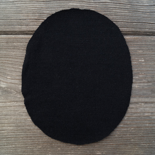 Flicken Wolle - Schwarz fein