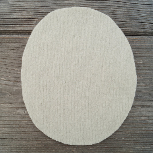 Flicken Kaschmir - Cremeweiß