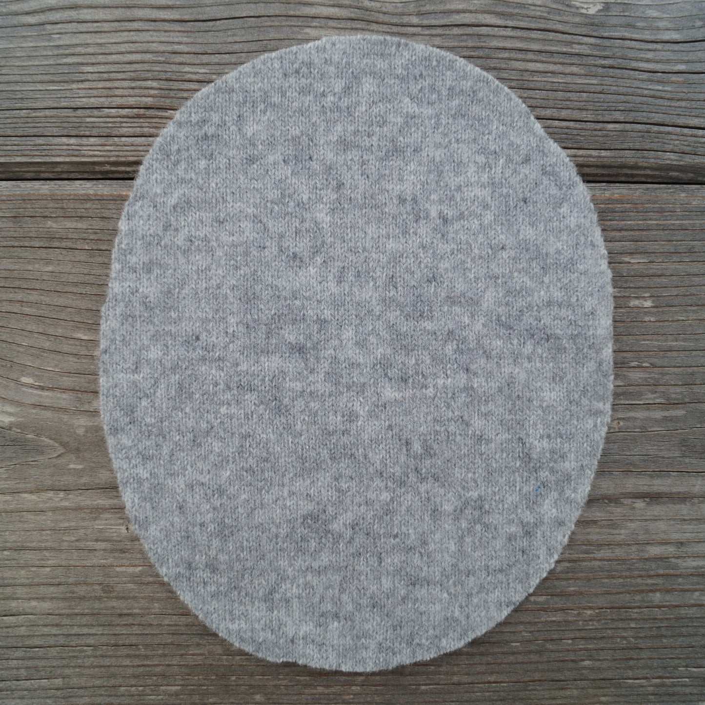 Flicken Wolle - Hellgrau
