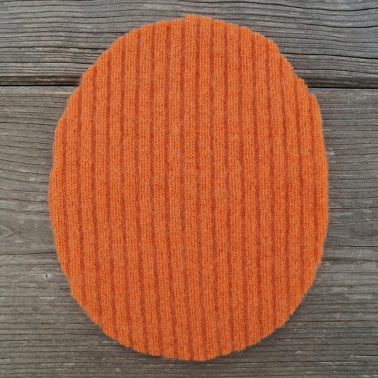 Flicken Kaschmir - Orange Ripp