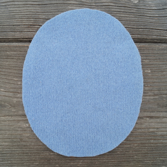 Flicken Kaschmir - Himmelblau