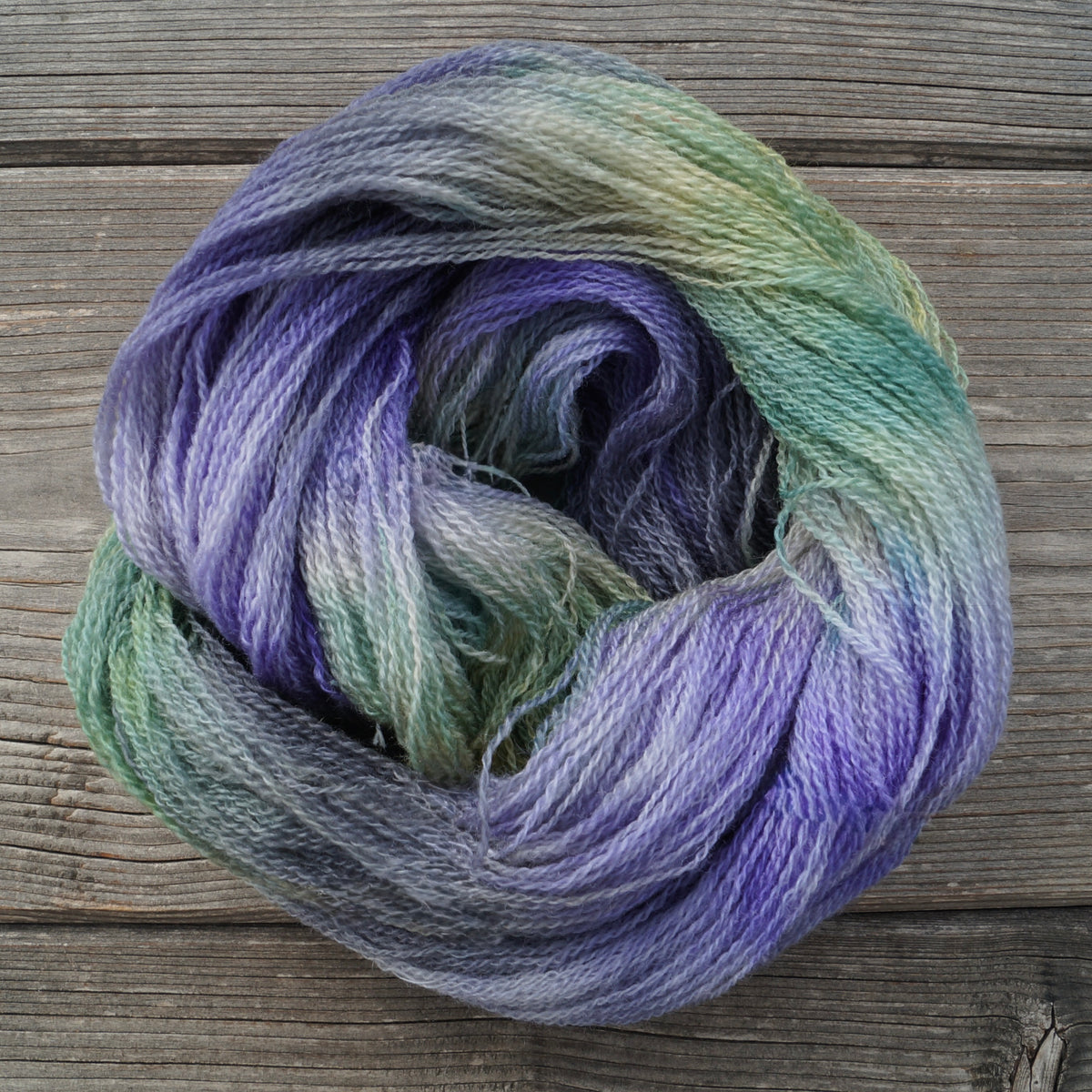 Stopfgarn Wolle multicolor #15 Wegwarte
