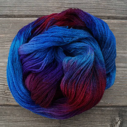 Stopfgarn Wolle multicolor #18 Blaues Blut