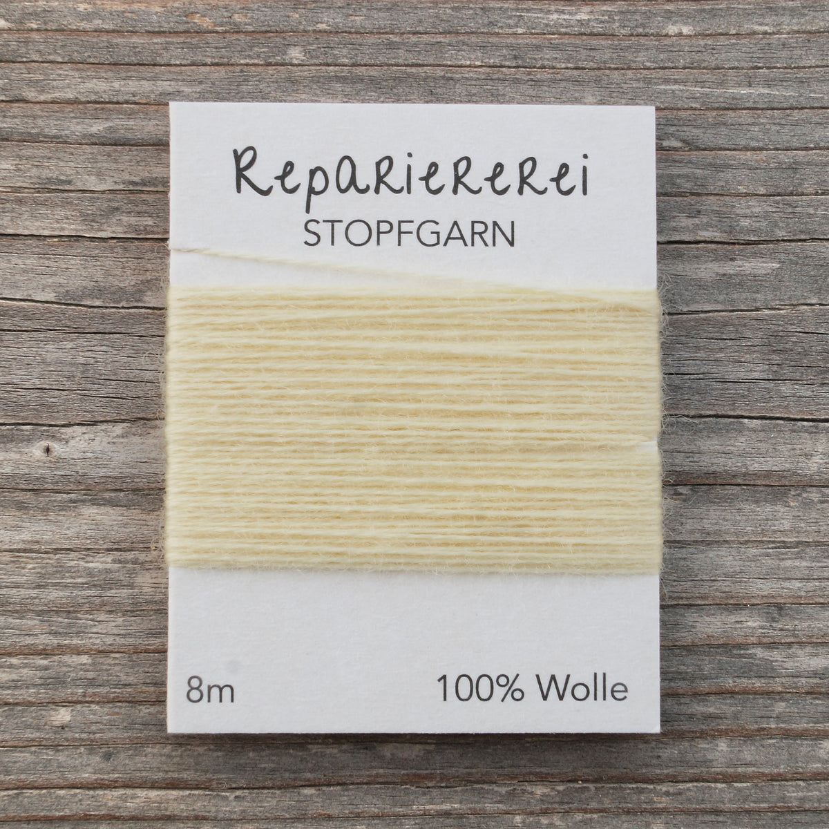 Stopfgarn Wolle #1025 Cremegelb