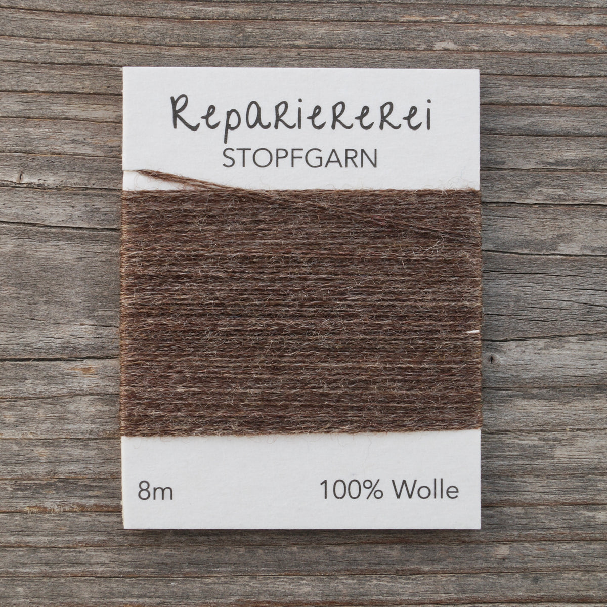 Stopfgarn Wolle #9059 Sanftes Dunkelbraun