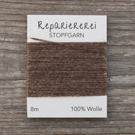 Stopfgarn Wolle #9059 Sanftes Dunkelbraun