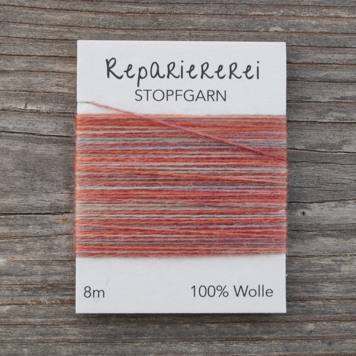 Stopfgarn Wolle multicolor #14 Morgenrot