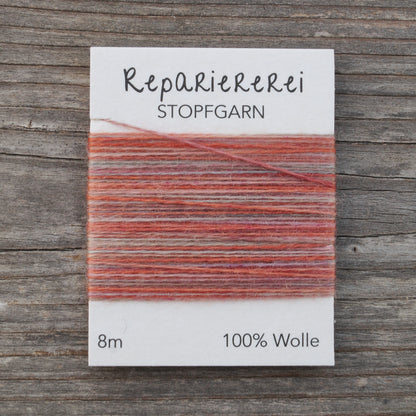 Stopfgarn Wolle multicolor #14 Morgenrot