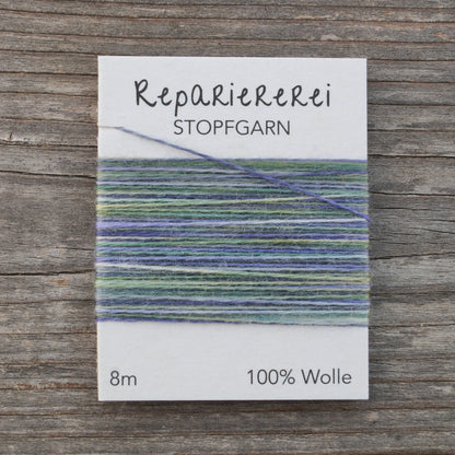 Stopfgarn Wolle multicolor #15 Wegwarte