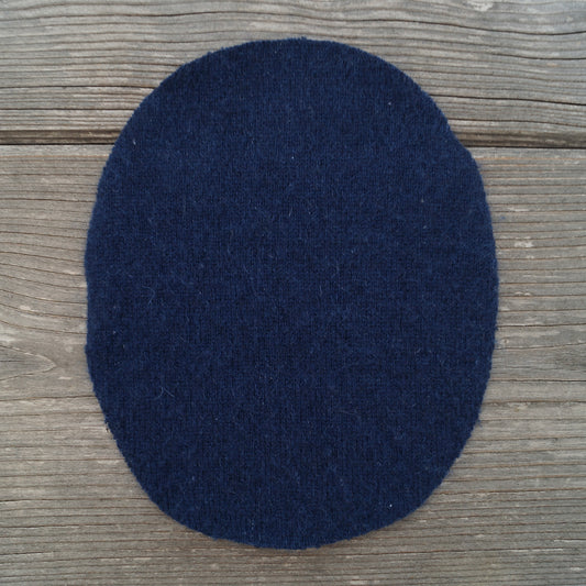 Flicken Kaschmir - Navy