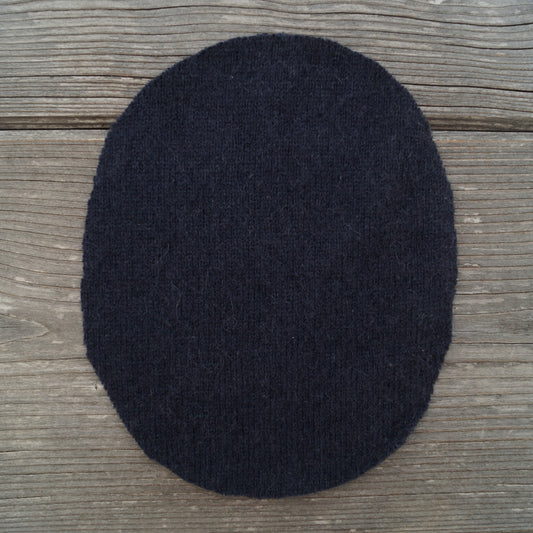 Flicken Kaschmir - Navy dunkel 1