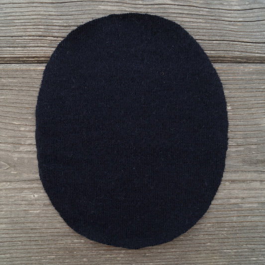 Flicken Kaschmir - Navy dunkel 2