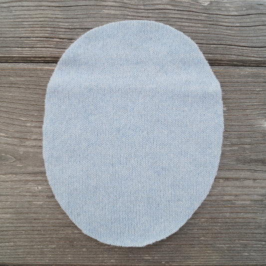 Flicken Kaschmir - Pastellblau
