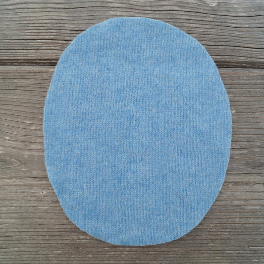 Flicken Kaschmir - Himmelblau