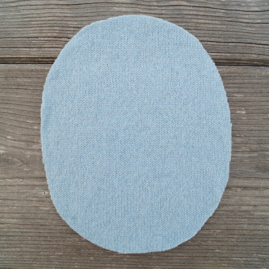 Flicken Kaschmir - Eisblau