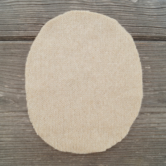 Flicken Kaschmir - Helles, goldiges Beige